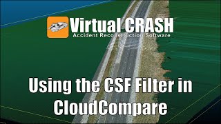 Using the Cloth Simulation Filter ("CSF Filter") in CloudCompare with Virtual CRASH screenshot 5