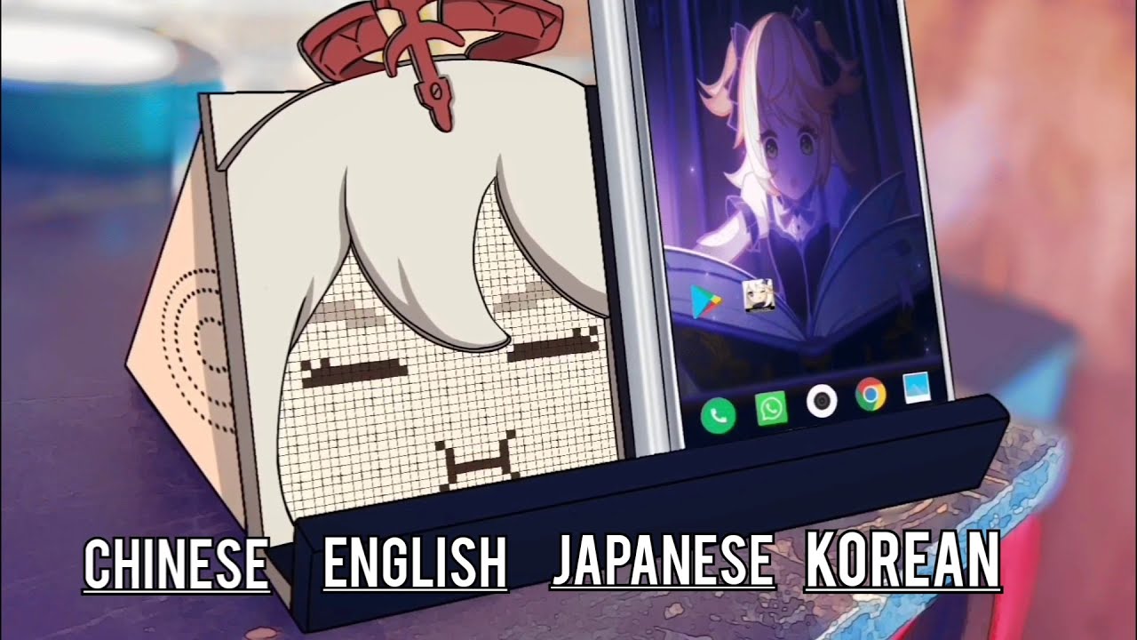 paimon clock all language | genshin impact - YouTube
