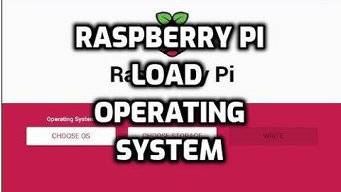 RASPBERRY PI -Add operating system