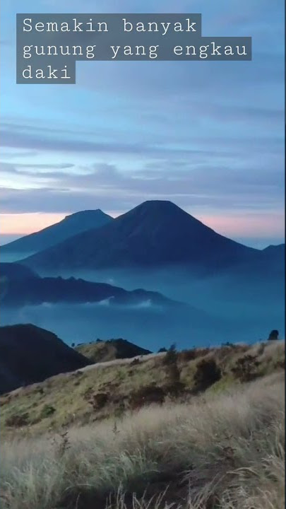Kata Bijak Anak Pendaki Gunung buat Caption dan Status #Shorts