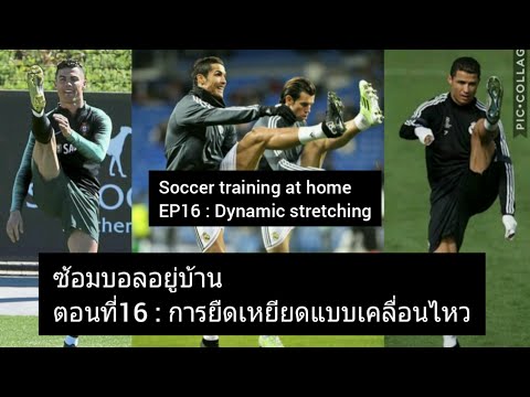 ซ้อมบอลอยู่บ้าน ตอนที่ 16 : การอบอุ่นร่างกายและยืดเหยียดแบบเคลื่อนไหว warm up & dynamic stretching