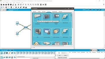 Taller de Cisco Packet Tracer (Add Computers to an Existing Network Jose Valencia)