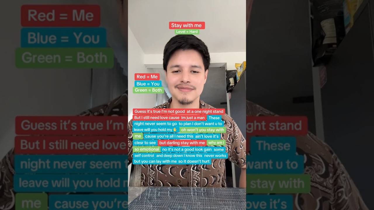 Stay with me by Sam Smith - singing challenge #staywithme #samsmith #staywithmekaraoke