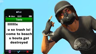 TRYHARD CALLS ME OUT BUT ENDS UP GETTING DESTROYED | GTA 5 Online (He Was Mad🤬)