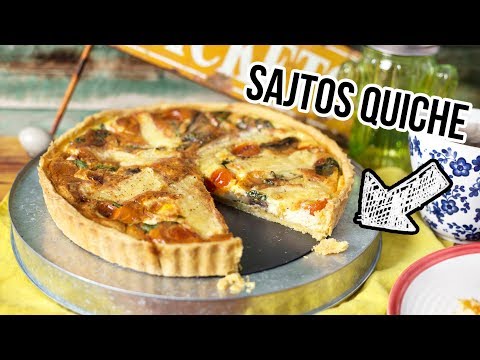 Videó: Quiche Paradicsommal és Sajttal