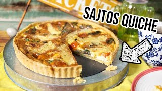 Sajtos-Zöldséges Quiche