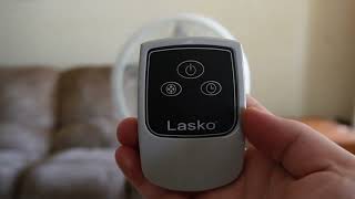 Lasko 18" Elegance & Performance Oscillating Pedestal Fan with Remote Control Model 1850