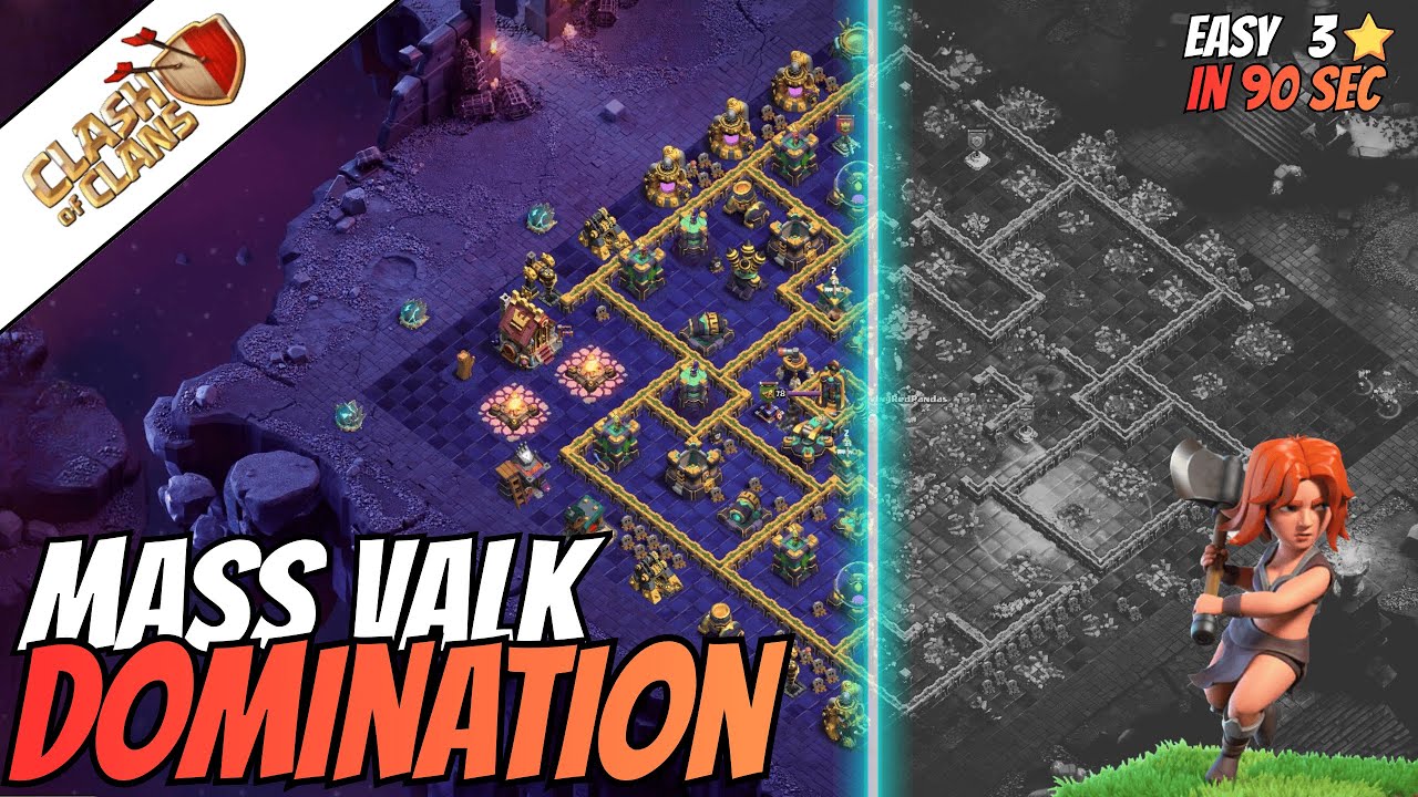 INSANE Mass Valkyrie Farming Strategy for TH14 in Clash of Clans