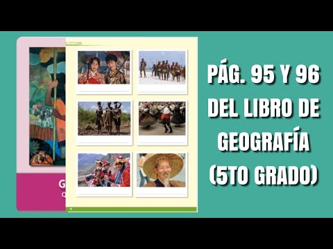 Pag 95 Y 96 Del Libro De Geografia Quinto Grado Youtube