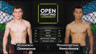 Махамадгани Нематжонов VS Исломжон Олимжонов | OPEN FC 35