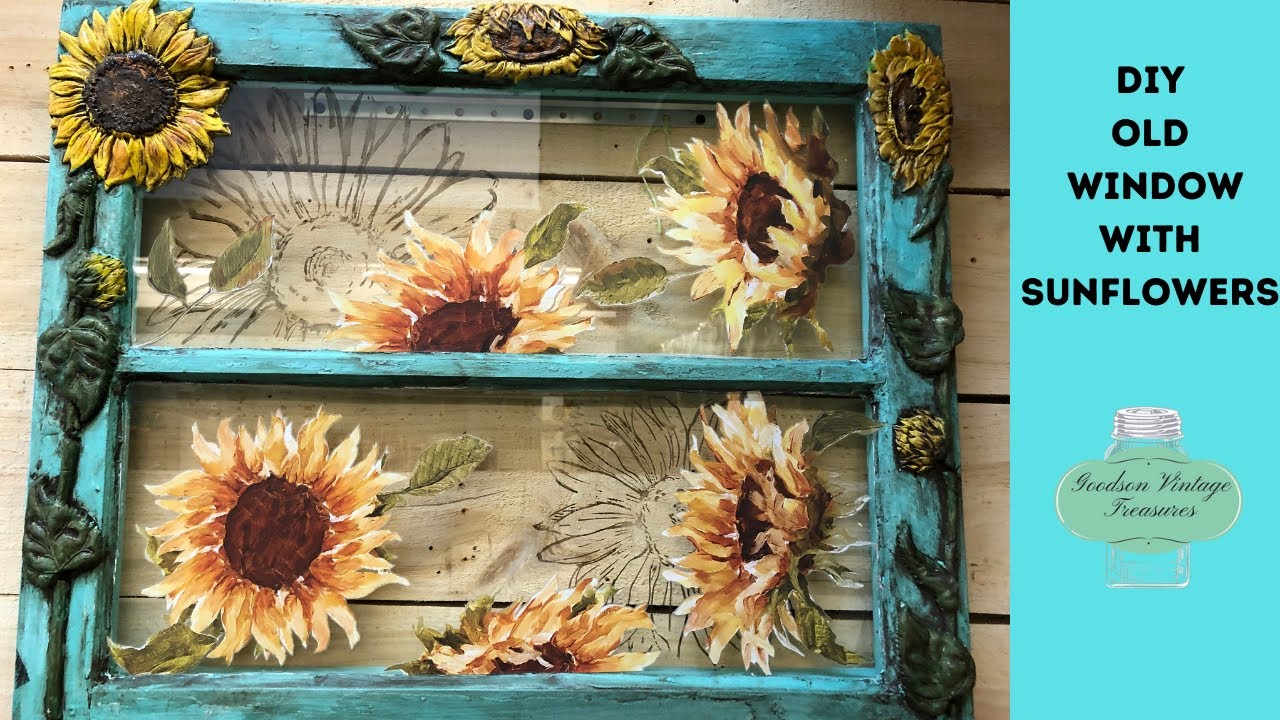 Florals on Glass Vintage Window Workshop: Creating with IOD Transfers
