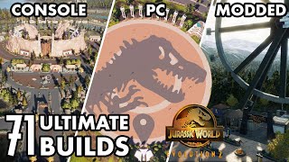 Need Park Building Ideas? Check Out 71 ULTIMATE JWE2 BUILDS | Jurassic World Evolution 2 Best Parks