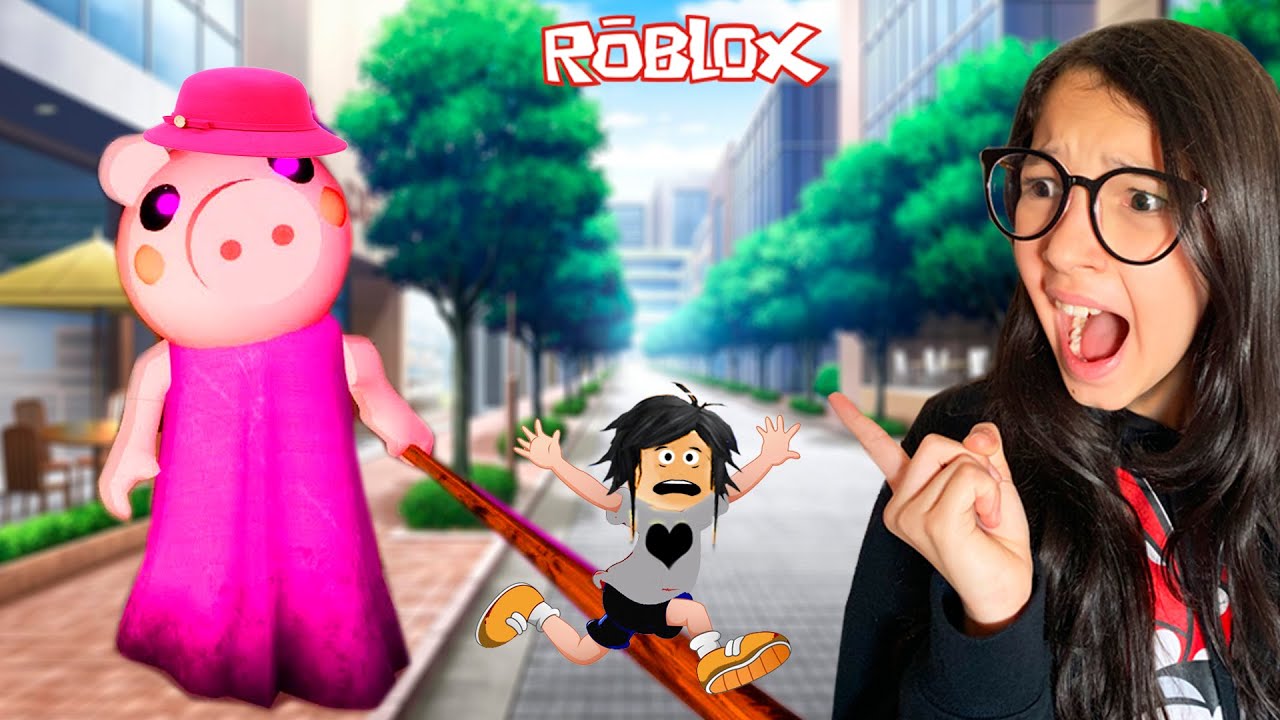 Roblox - JOGAMOS PIGGY GRUDADAS E FUGIMOS (Piggy Roblox)