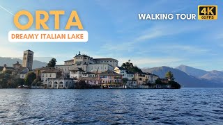 Italy's most romantic Lake Orta and dreaming Island in 4K 60fps I Walking Tour