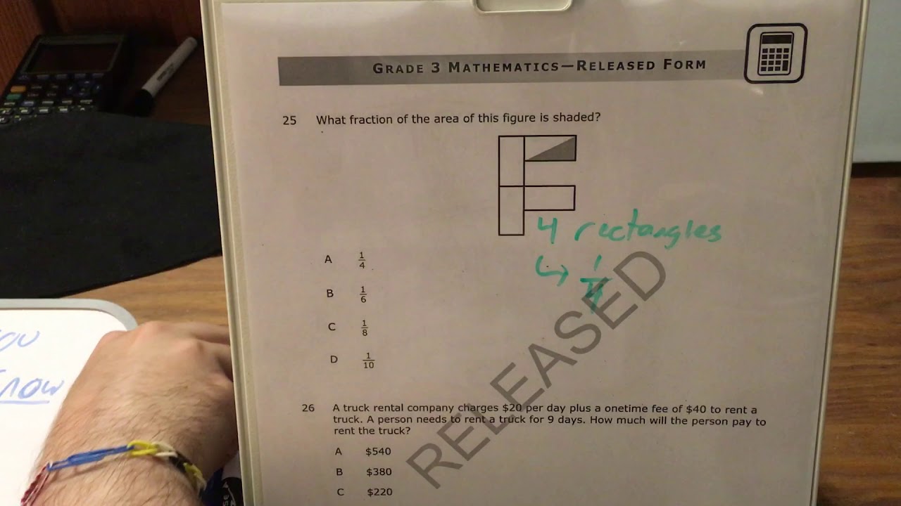NC 3rd Grade Math Released Question 25 released 2018 2019 YouTube NC 3rd Grade Math Released Question 25 released 2018 2019 YouTube
