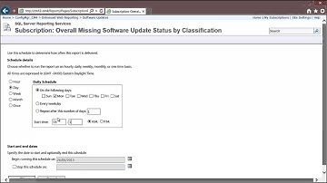 How to Setup an Email Subscription in SSRS