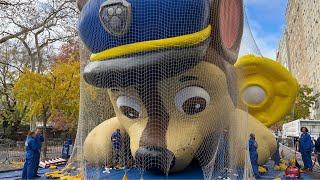 Macy’s Thanksgiving Day Parade Balloon Inflation 2023 LIVE