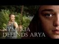 Arya Stark | Nymeria defends Arya | Game of Thrones (S01E02)