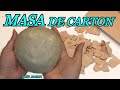 🤩 MIRA!!!MASA de CARTON FLEXIBLE para MANUALIDADES / HAZ BELLOS ADORNOS CON  ARCILLA DE CARTON