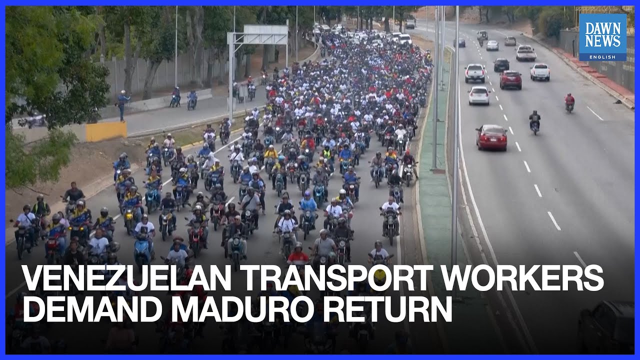 Venezuelan Transport Workers Stage Caravan Demanding Maduro Return | US | Latine America