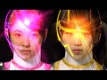 Sakura Nishihori and Natsuki Mamiya Moments Boukenger BoukenPink BoukenYellow