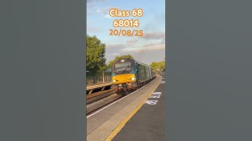 Class 68 Mega tones Chiltern railways Use the Force !! #trainspotting #trainhorn #starwars #class68