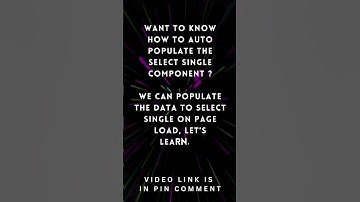 Auto populate select single data on page load in VBCS Oracle Visual Builder, view edit auto populate