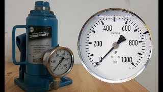 Cómo instalar un manómetro para la prensa hidráulica