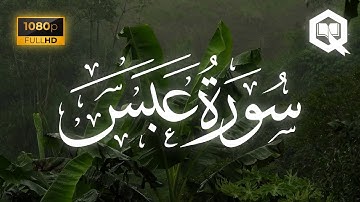 Surah Abasa - Talha Alvi | سورة عبس - طلحة علوي