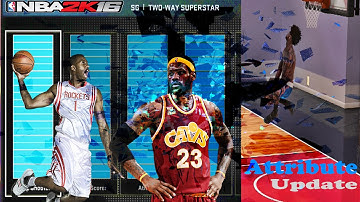 NBA2K16 MyCareer Z Attribute Update 99 Overall 6