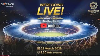 Safe Shop Together25 Mega Event 🔥| Celebrating 25 Year's at JLN Stadium Delhi 🏟️!