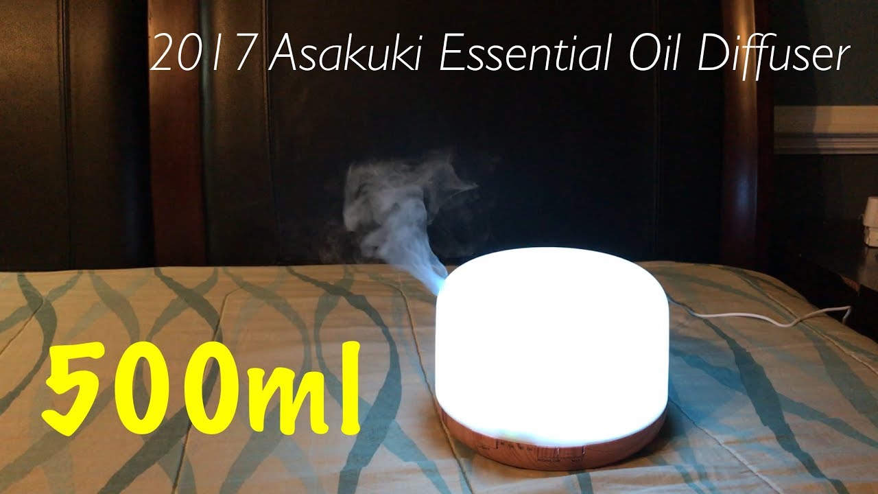 ASAKUKI 500ml Aroma Diffuser, Ultraschall Aromatherapie Diffuser