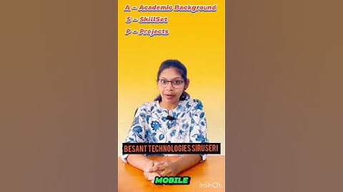 Besant Technologies Siruseri