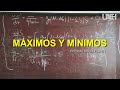 Mximos y mnimos