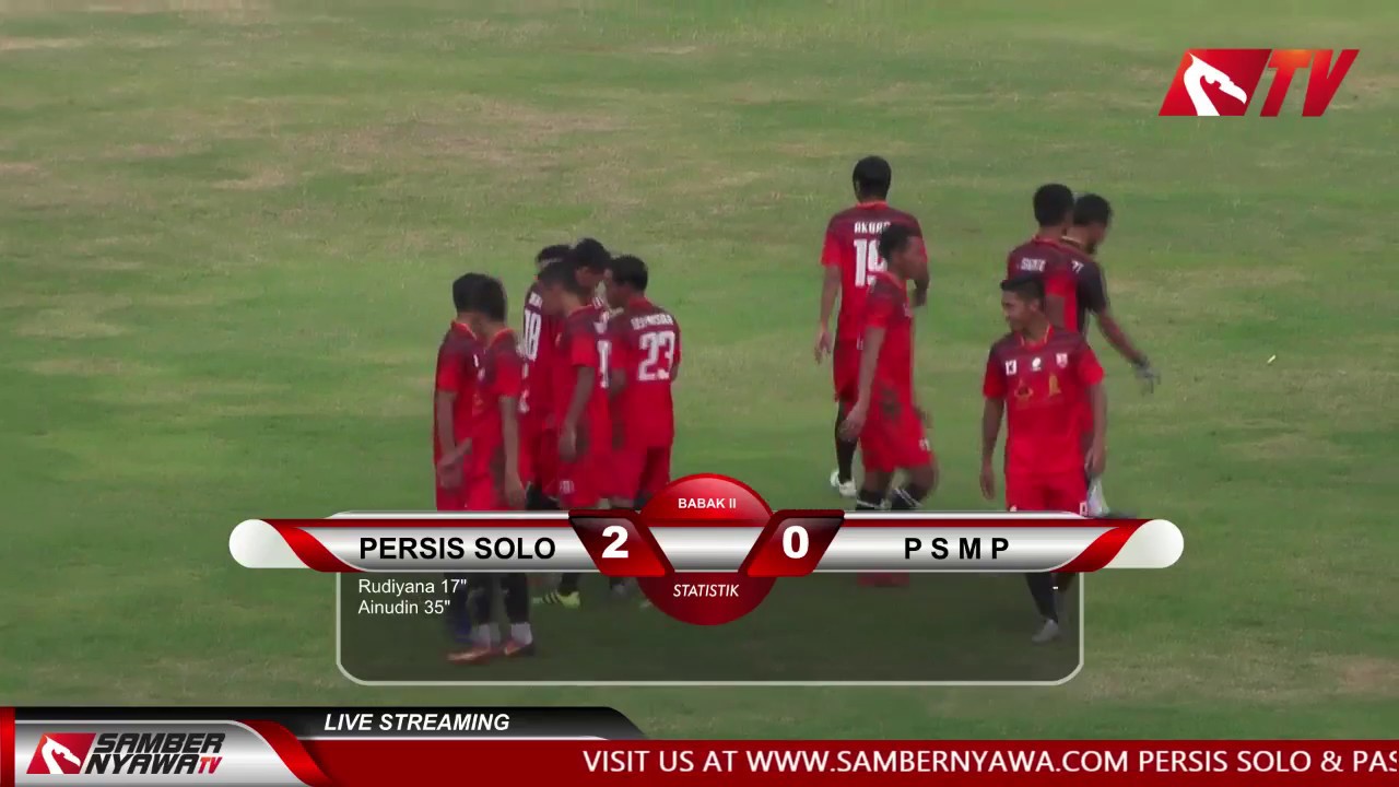 Persis Solo Vs PSMP Mojokerto Friendly Match 2017 ( BABAK II ) - YouTube