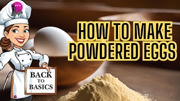 How To make Powdered Eggs That last 10 years |  Make your eggs Shelf Stable