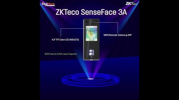 ZKTeco SenseFace 3A AI-Based Face Recognition Terminal |Time Attendance | Access Control | DIGI-MARK