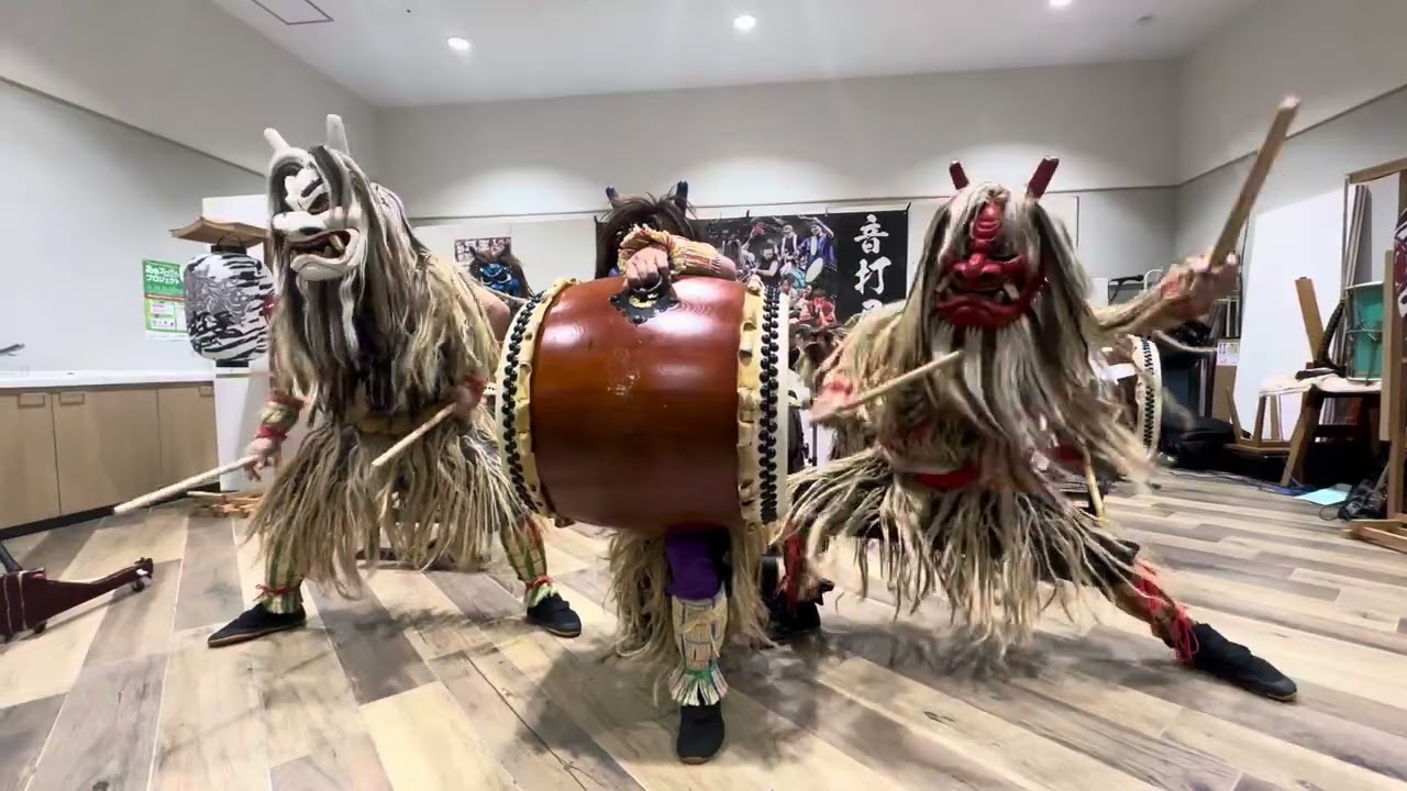 両面対面打ち⁉︎なまはげ太鼓　音打屋〜OTODAYA