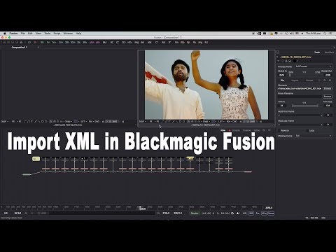 Blackmagic Fusion - Import XML from Premier Pro on mac osx ( VFX )