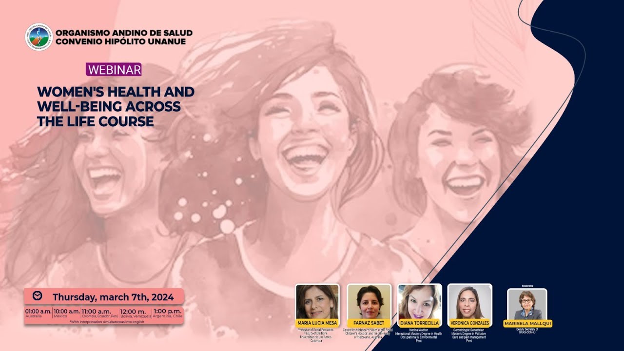 Women's health and well-being across the life course - YouTube
