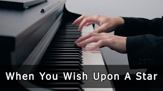 Video thumbnail of "When You Wish Upon A Star (Pinocchio / Disney Opening Theme) | Piano Cover by Riyandi Kusuma"