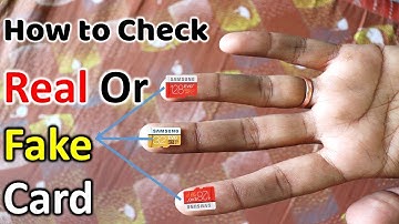 How to check Fake or Real Memory Card