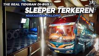 THE COOLEST & MOST DIFFERENT SLEEPER BUS!! Putra Jaya TRONTON LUXURY BUS Trip Makassar-Palopo.