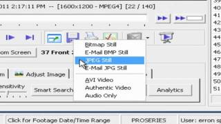 Exporting Video Files in VIGIL