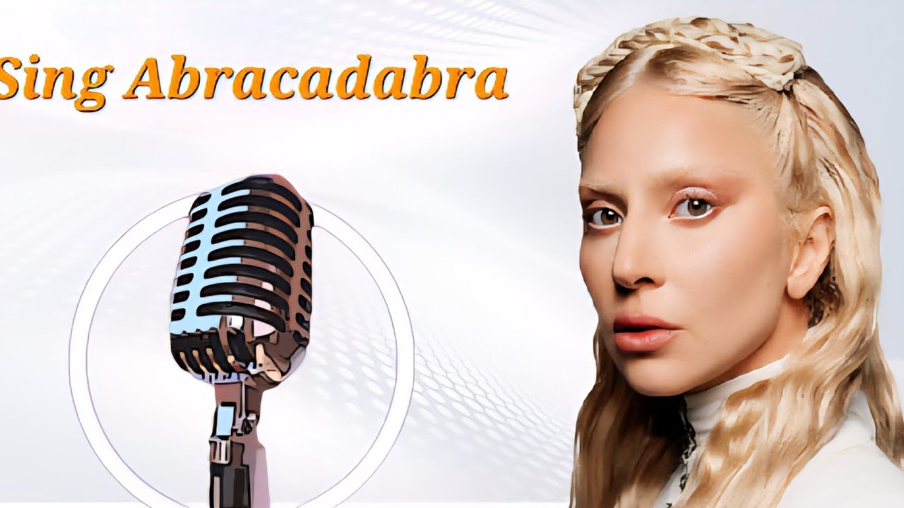 Abracadabra Lady Gaga karaoke for Soprano voice