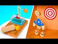 Fun Games From Cardboard || Dunk Tank Game And Kick the Buddy