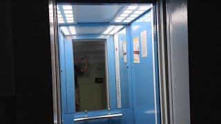 (ДО ЗАМЕНЫ/ПОСЛЕ ЗАМЕНЫ).Старый лифт МЛЗ-(1988 г.в) и новый синий лифт ЩЛЗ-(2022 г.в).Город Уфа!