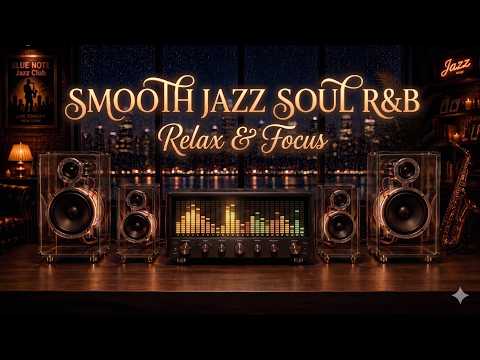 Smooth Jazz & Soul R&B 24/7 – Ambient Midnight Lounge | Relaxing Instrumental