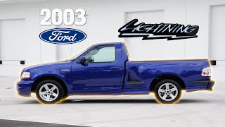 2003 Ford Lightning SVT Sonic Blue Walkaround & Test Drive | REVIEW SERIES [4k]