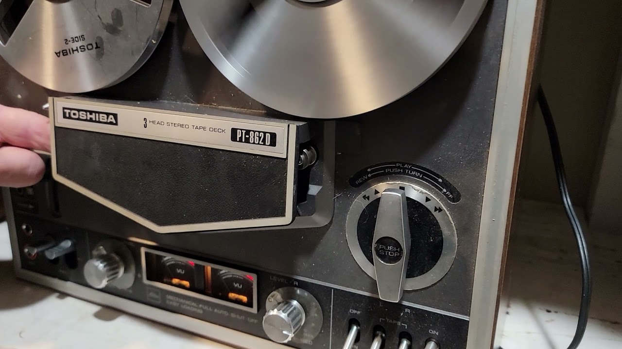 Toshiba PT-862D Reel to Reel Tape Deck | Test for Auction - YouTube